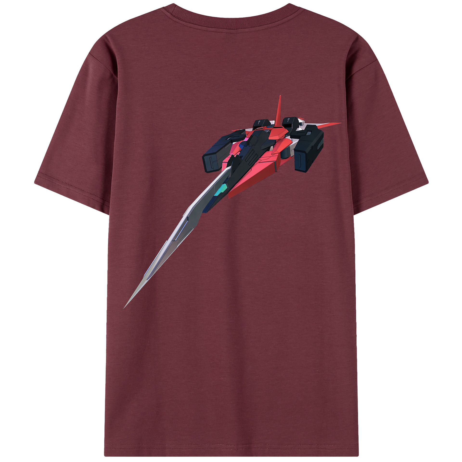 （画像用） 機動戦士ガンダム Mobile Suit Gundam 綿100％半袖Tシャツ（背面プリント）